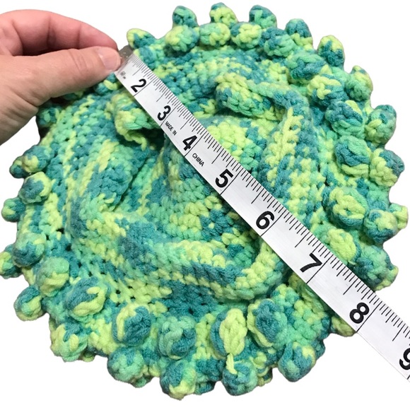 Handmade knit baby toddler hat - Picture 7 of 7